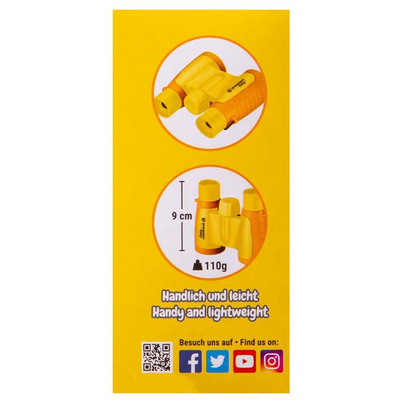 Бинокль детский Bresser Junior 3x30, желтый, фото , изображение 16