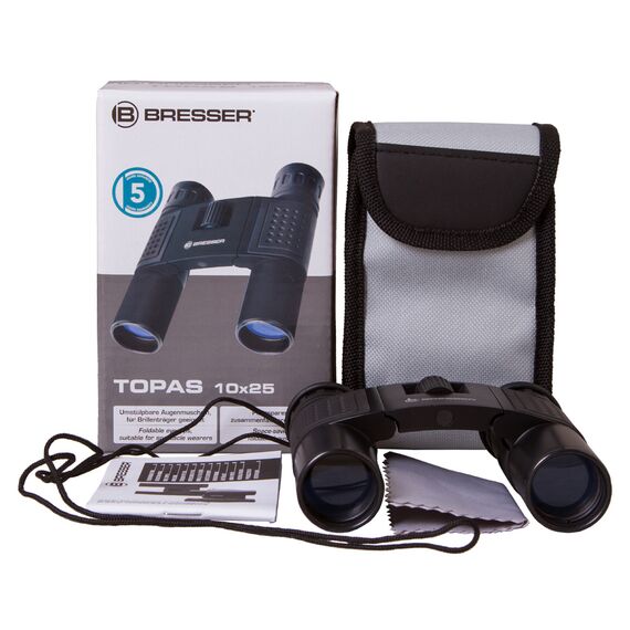 Бинокль Bresser Topas 10x25 Black, фото , изображение 7