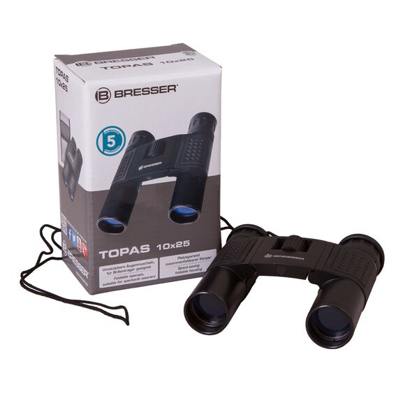 Бинокль Bresser Topas 10x25 Black, фото , изображение 8