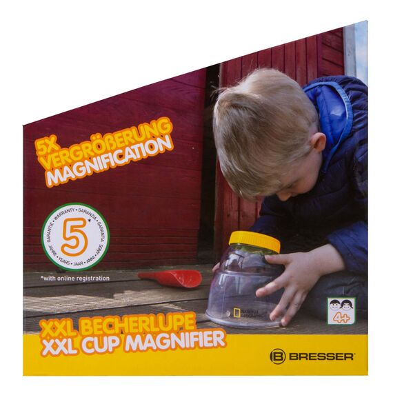 Лупа-стакан Bresser National Geographic 5x XXL, фото , изображение 12