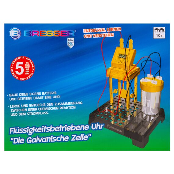Набор для экспериментов Bresser Junior «Часы на жидкостном аккумуляторе», фото , изображение 8