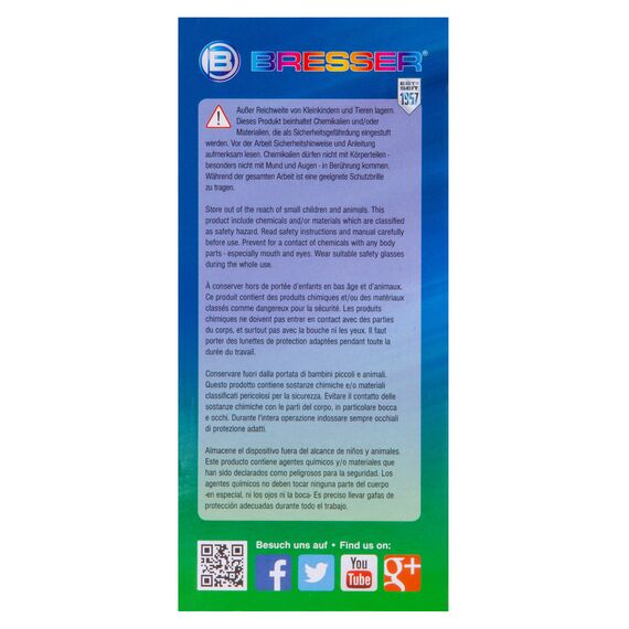 Набор для экспериментов Bresser Junior «Часы на жидкостном аккумуляторе», фото , изображение 10