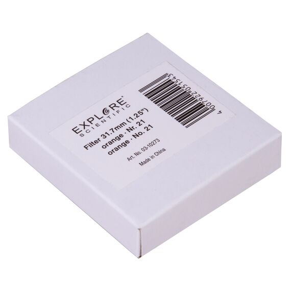 Светофильтр Explore Scientific оранжевый №21, 1,25", фото , изображение 5