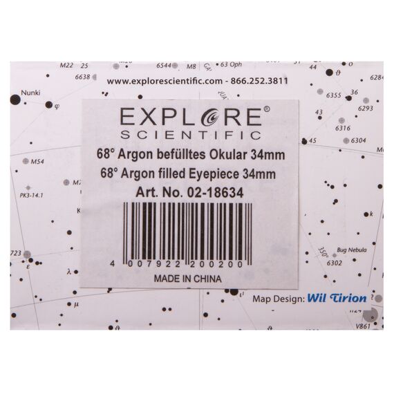 Окуляр Explore Scientific 68° 34 мм, 2" (AR), фото , изображение 9