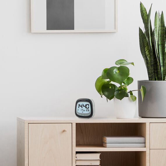 Часы цифровые Explore Scientific Dual с будильником, черные, фото , изображение 2