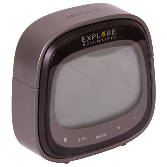 Часы цифровые Explore Scientific Dual с будильником, черные, фото , изображение 3