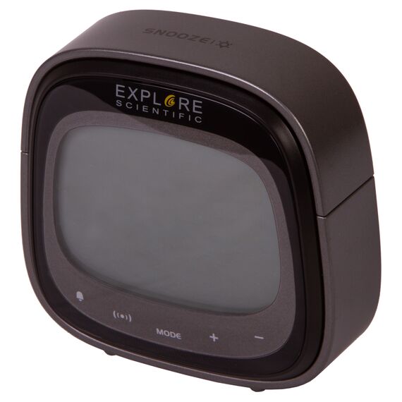 Часы цифровые Explore Scientific Dual с будильником, черные, фото , изображение 5