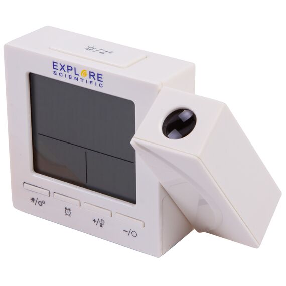 Часы цифровые Explore Scientific с проектором и термометром, белые, фото , изображение 8