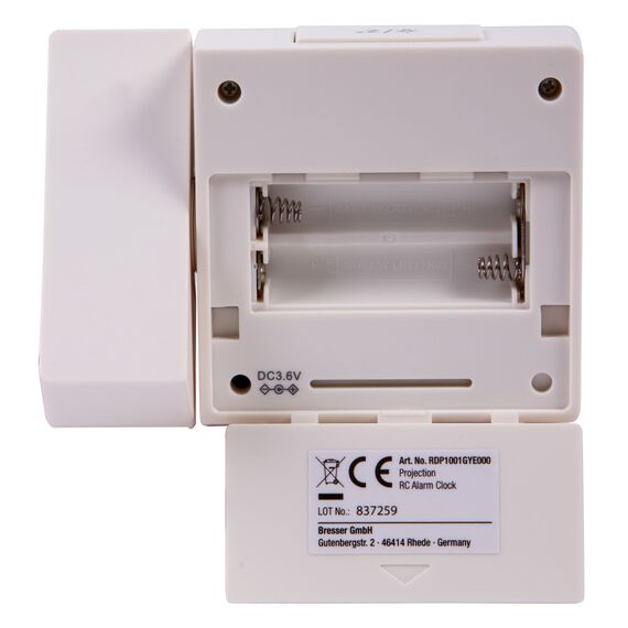 Часы цифровые Explore Scientific с проектором и термометром, белые, фото , изображение 11