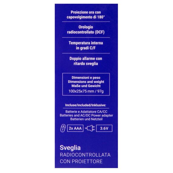 Часы цифровые Explore Scientific с проектором и термометром, белые, фото , изображение 17