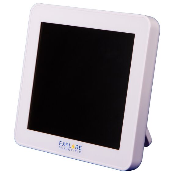 Метеостанция Explore Scientific с цветным экраном и тремя датчиками, белая, фото , изображение 5