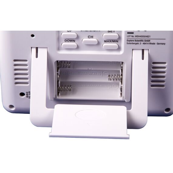 Метеостанция Explore Scientific с цветным экраном и тремя датчиками, белая, фото , изображение 7