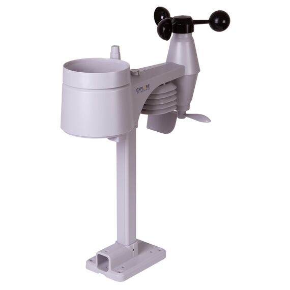 Метеостанция Explore Scientific «5 в 1» Wi-Fi с цветным дисплеем, черная, фото , изображение 10