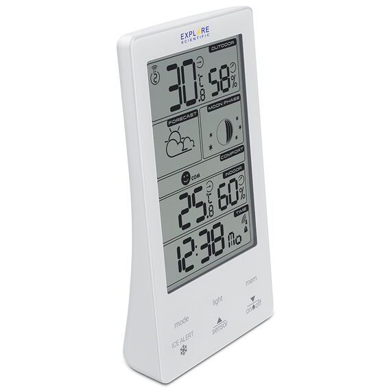 Метеостанция Explore Scientific Classic Vertical, белая, фото , изображение 2