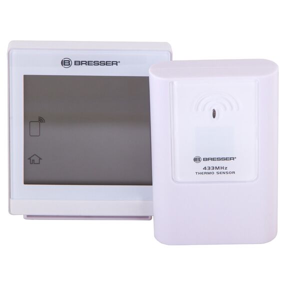 Метеостанция Bresser TemeoTrend SQ с радиоуправлением, белая, фото , изображение 6