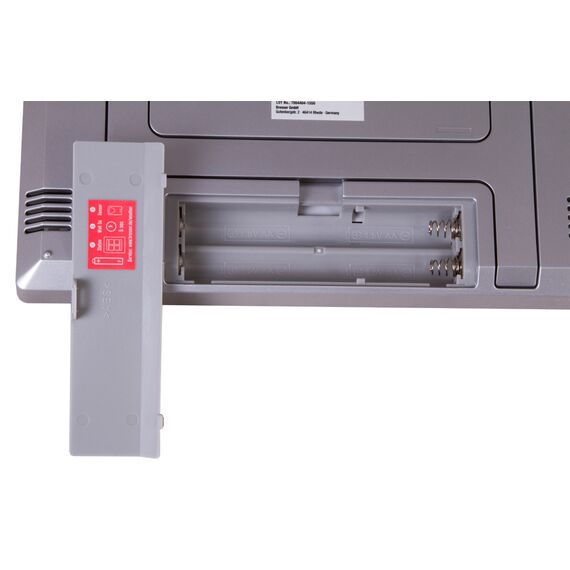 Метеостанция (настенные часы) Bresser TemeoTrend JC LCD с радиоуправлением, серебристая, фото , изображение 5