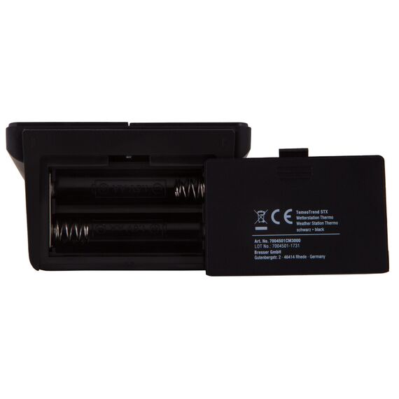 Метеостанция Bresser TemeoTrend STX с радиоуправлением, черная, фото , изображение 7
