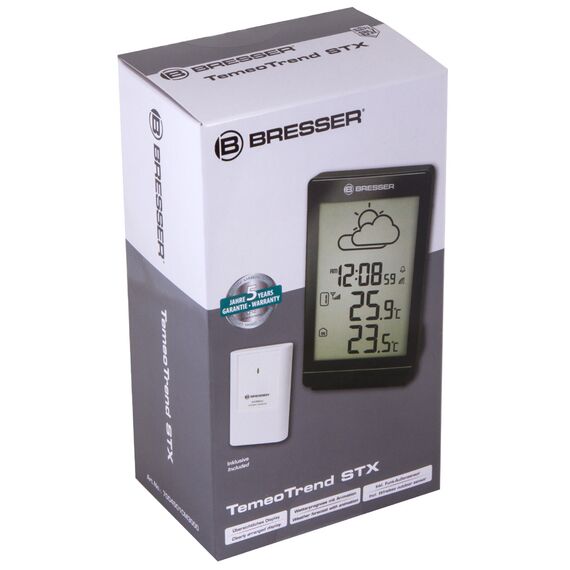 Метеостанция Bresser TemeoTrend STX с радиоуправлением, черная, фото , изображение 11
