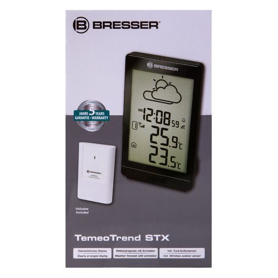 Метеостанция Bresser TemeoTrend STX с радиоуправлением, черная, фото , изображение 12