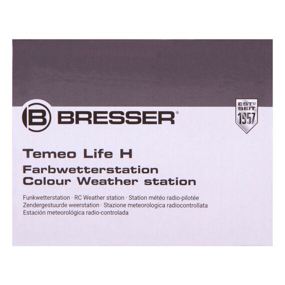 Метеостанция Bresser Temeo Life H с цветным дисплеем, черная, фото , изображение 14