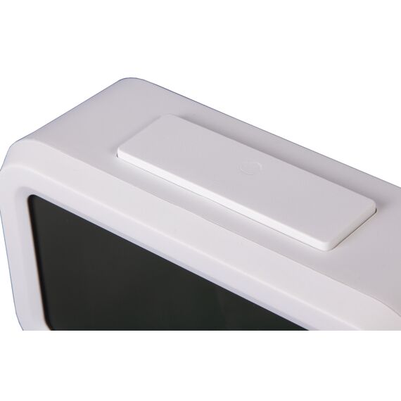 Часы настольные Bresser MyTime Duo LCD, белые, фото , изображение 6