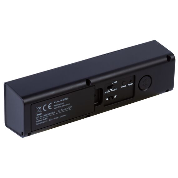 Часы Bresser National Geographic World Time с термометром и фонариком, фото , изображение 5