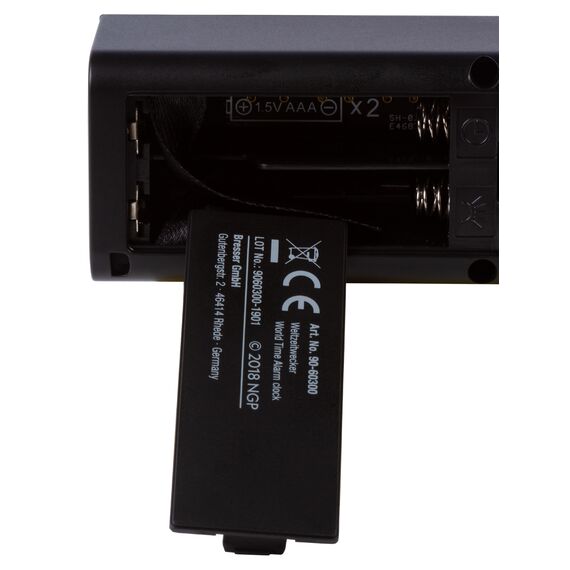 Часы Bresser National Geographic World Time с термометром и фонариком, фото , изображение 7