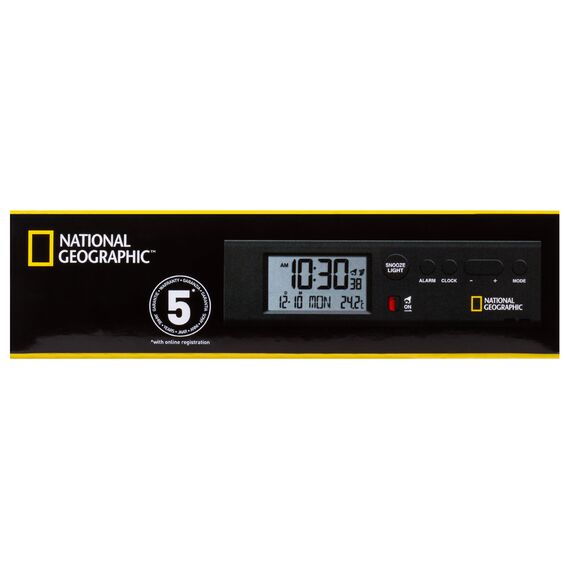 Часы Bresser National Geographic World Time с термометром и фонариком, фото , изображение 10