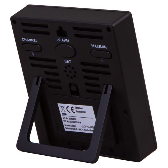 Метеостанция Bresser National Geographic с тремя датчиками, черная, фото , изображение 5