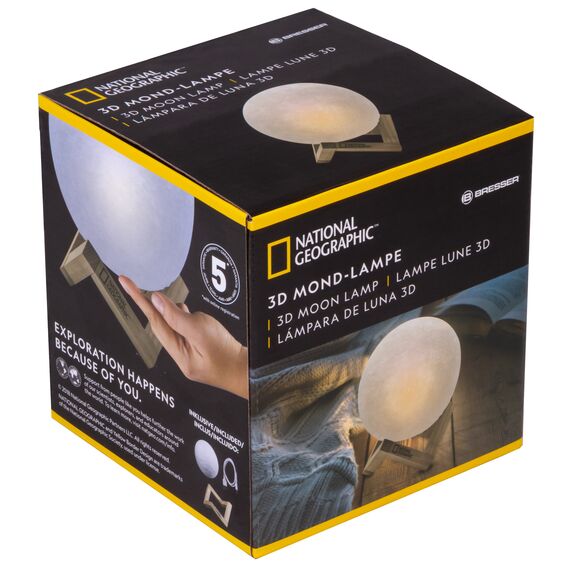Лампа настольная Bresser National Geographic «3D Луна», 15 см, фото , изображение 10