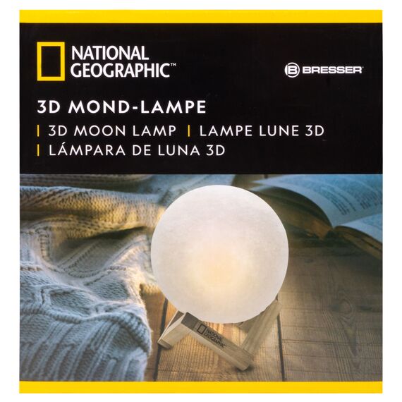 Лампа настольная Bresser National Geographic «3D Луна», 15 см, фото , изображение 11