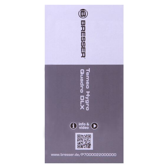 Метеостанция Bresser Temeo Hygro Quadro DLX с тремя датчиками, черная, фото , изображение 13