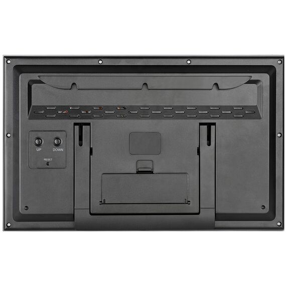 Метеостанция (настенные часы) Bresser MyTime Jumbo LCD, черная, фото , изображение 2