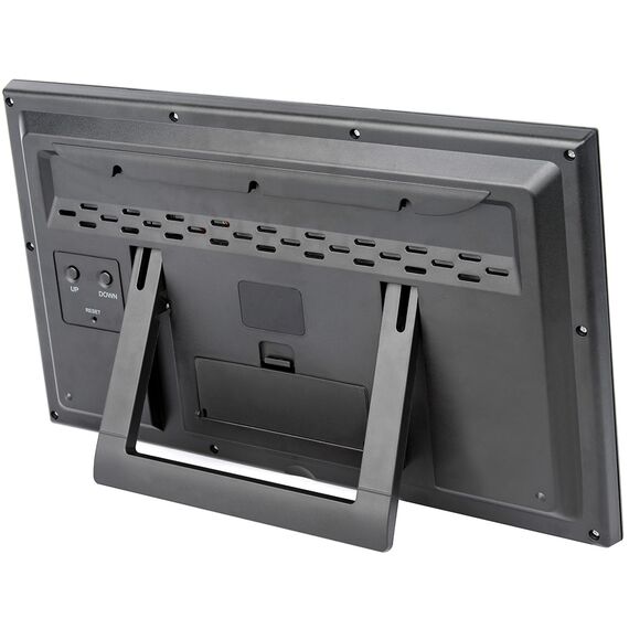 Метеостанция (настенные часы) Bresser MyTime Jumbo LCD, черная, фото , изображение 3