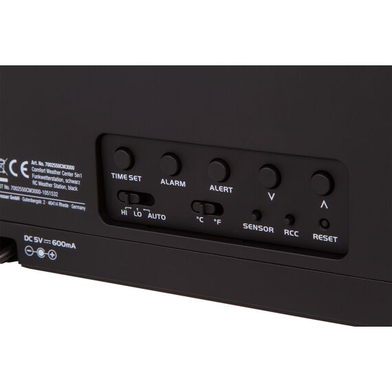 Метеостанция Bresser Comfort «5 в 1» с цветным дисплеем, черная, фото , изображение 9