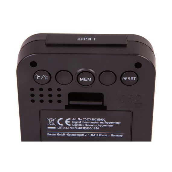 Метеостанция Bresser MyTime Smile, черная, фото , изображение 6