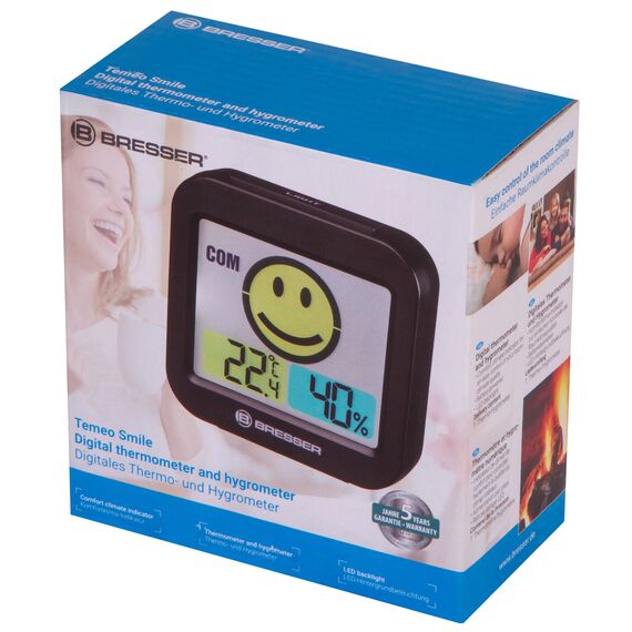 Метеостанция Bresser MyTime Smile, черная, фото , изображение 9