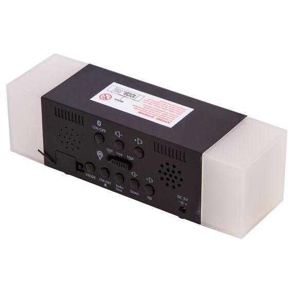 Радио с будильником и термометром Bresser MyTime Sunrise Bluetooth, черное, фото , изображение 5