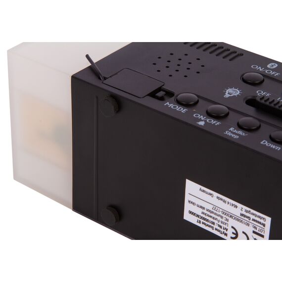 Радио с будильником и термометром Bresser MyTime Sunrise Bluetooth, черное, фото , изображение 7