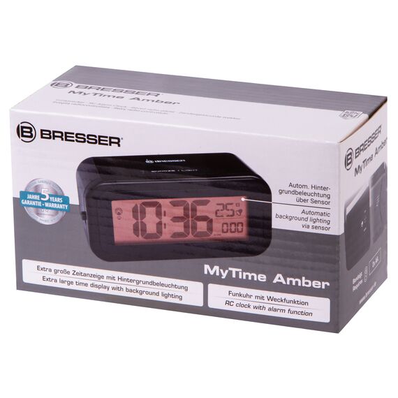Часы Bresser MyTime Amber, черные, фото , изображение 9