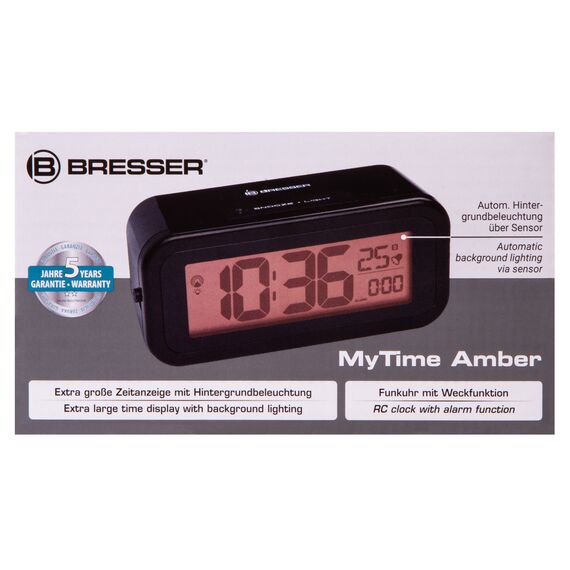 Часы Bresser MyTime Amber, черные, фото , изображение 10