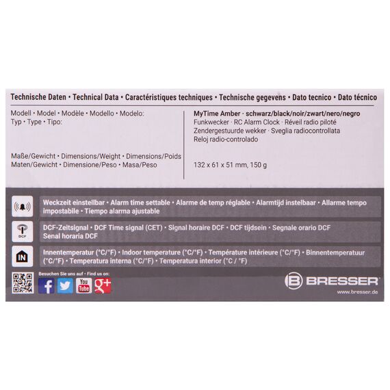 Часы Bresser MyTime Amber, черные, фото , изображение 11