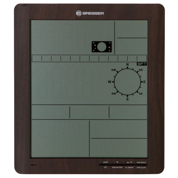 Метеостанция Bresser ClimaTemp XXL в корпусе под дерево, фото , изображение 3