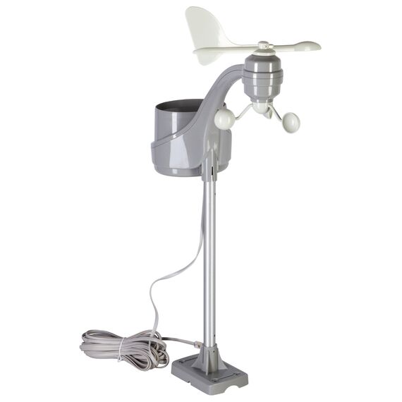 Метеостанция Bresser ClimaTemp XXL в корпусе под дерево, фото , изображение 8