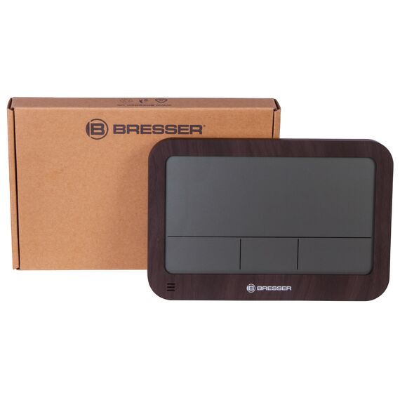 Часы настенные/настольные Bresser MyTime MC LCD в корпусе под дерево, фото , изображение 6