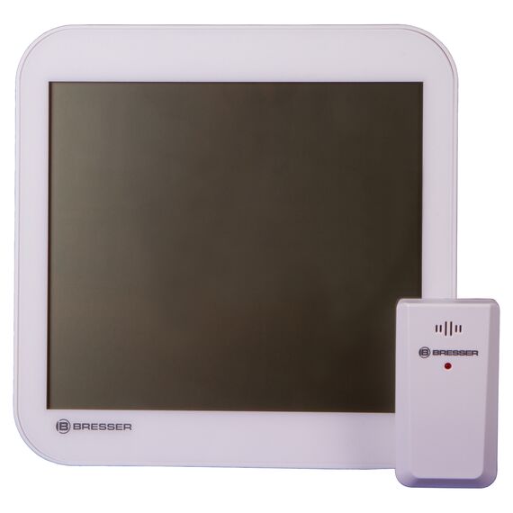 Часы настенные Bresser MyTime LCD, белые, фото , изображение 3