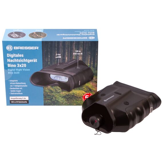 Бинокль ночного видения Bresser 3x20, цифровой, фото , изображение 10