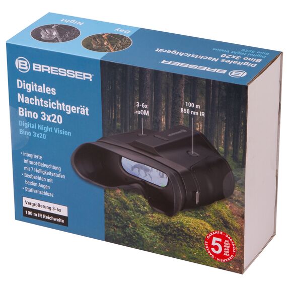 Бинокль ночного видения Bresser 3x20, цифровой, фото , изображение 11