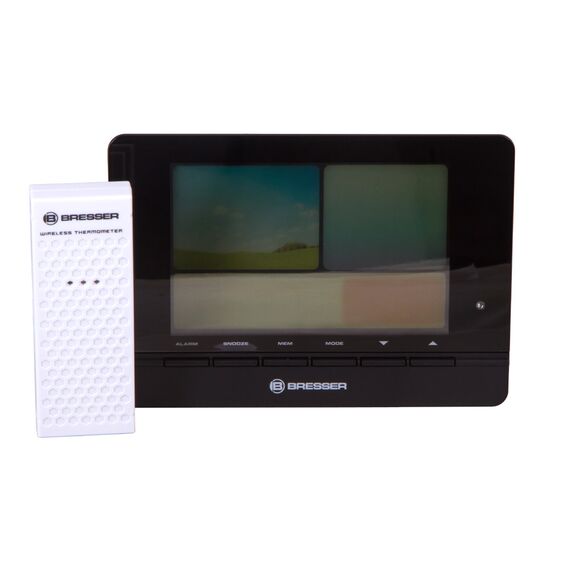 Метеостанция Bresser MeteoTrend Colour с радиоуправлением, черная, фото , изображение 6