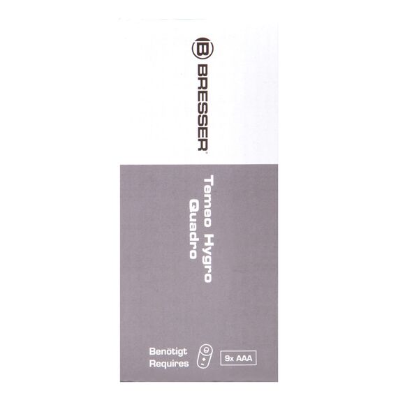 Метеостанция Bresser Temeo Hygro Quadro, черная, фото , изображение 12